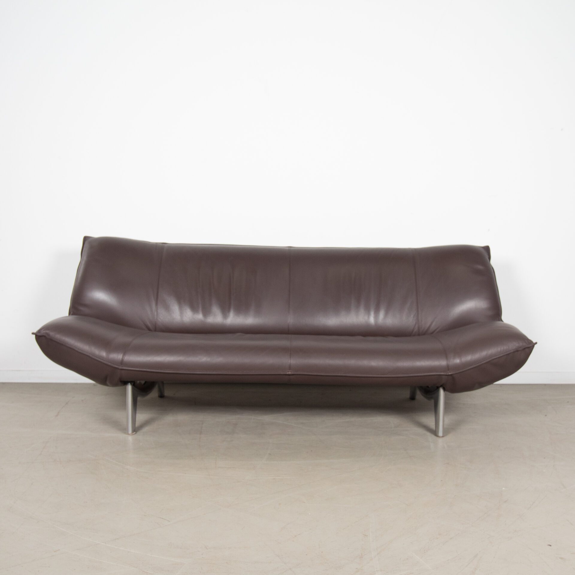 Leolux Tango Bank 3-Zits DonkerBruin Leer - Image 3