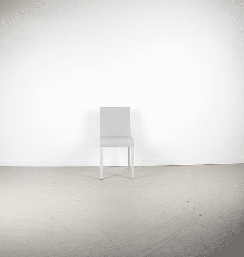 Vitra .03 Stoel Lichtgrijs Kunststof (Niet Stapelbaar) - Gepoedercoat Zilver - Image 2