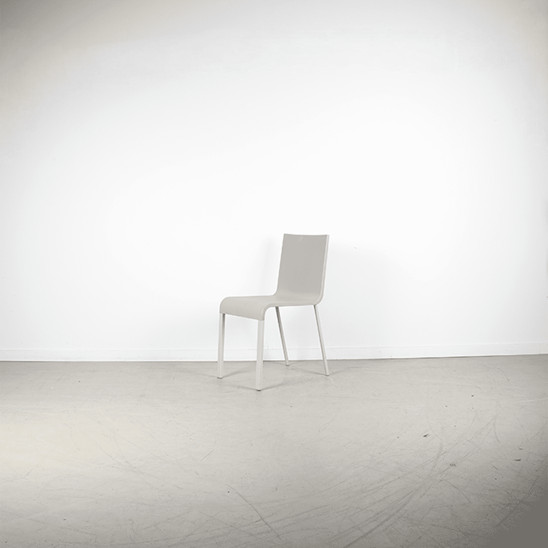 Vitra .03 Stoel Lichtgrijs Kunststof (Niet Stapelbaar) - Gepoedercoat Zilver - Image 3