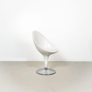 Magis Bombo Stoel Wit Kunststof - Chroom