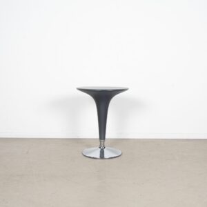 Magis Bombo Table Tafel Rond Antraciet Kunststof Ø55 cm - Chroom