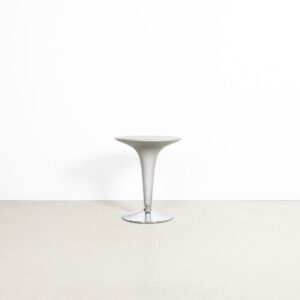 Magis Bombo Tafel Lichtgrijs Kunststof Ø55 cm - Chroom
