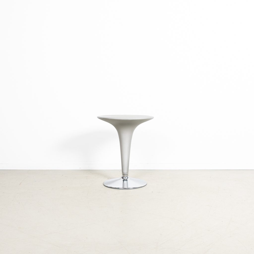 Magis Bombo Tafel Lichtgrijs Kunststof Ø55 cm - Chroom