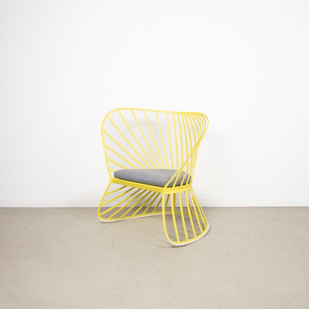 Molteni&C Sol Schommelstoel Geel Aluminium - Image 3