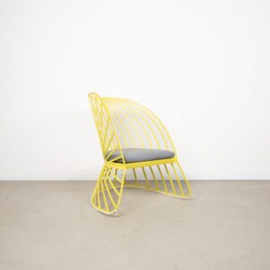 Molteni&C Sol Schommelstoel Geel Aluminium
