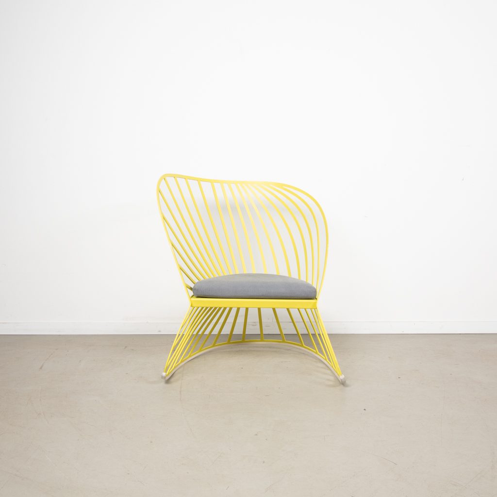 Molteni&C Sol Schommelstoel Geel Aluminium - Image 2
