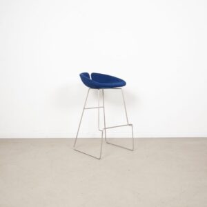 Moroso Fjord Kruk Blauw Stof - Staal