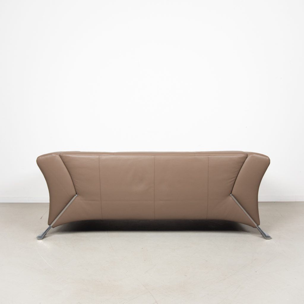 Rolf Benz 322 Bank 2-Zits Bruin Leer - Image 5