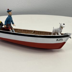 Kuifje in Boot Diorama Het Zwarte Eiland