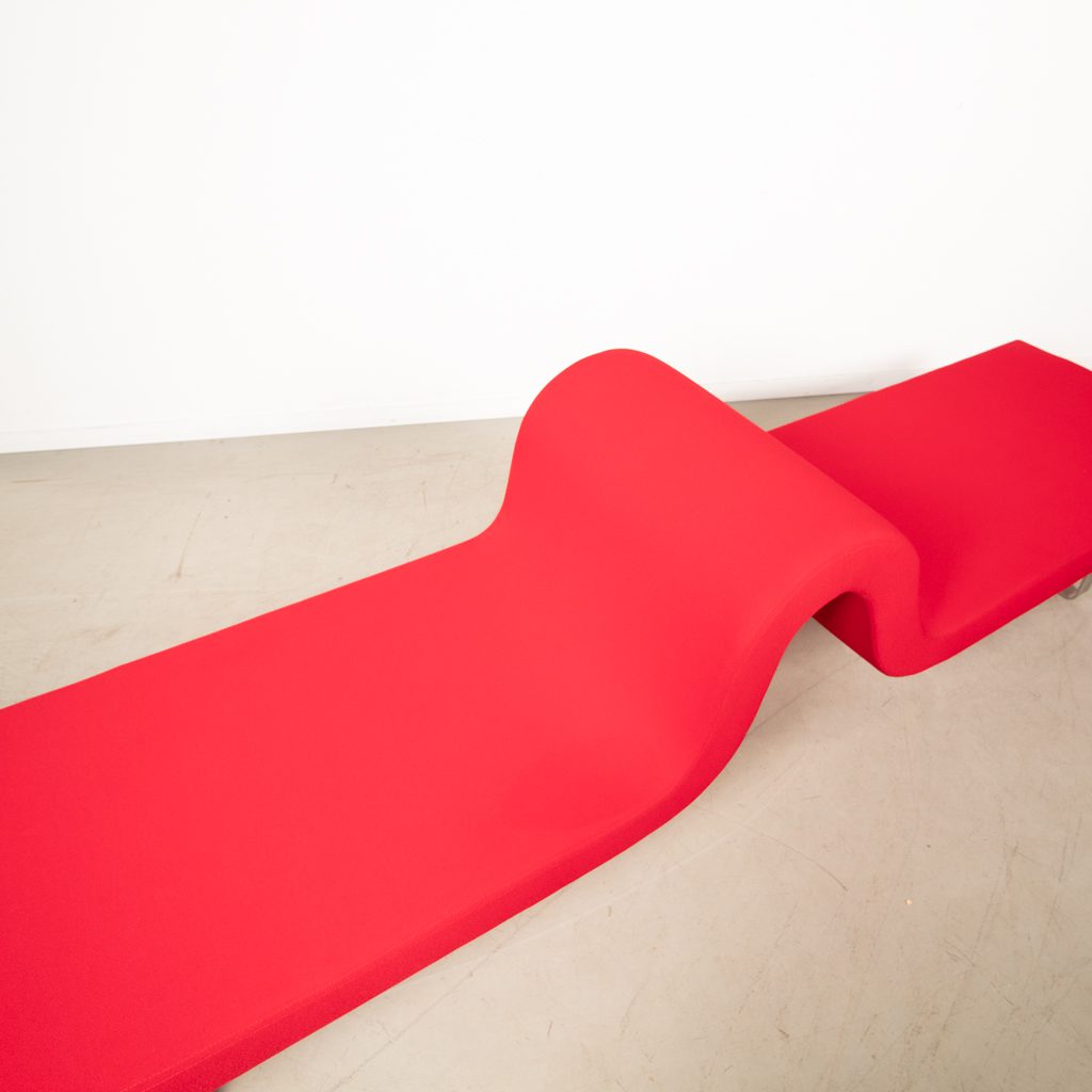 Segis Longway A Bank 4-Zits Rood Stof - Image 5
