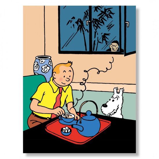 Kuifje Drinkt Thee beeld Nieuw - Image 2