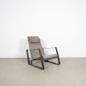 Vitra Cité Fauteuil Grijs Canvas/Leer (LMTD)