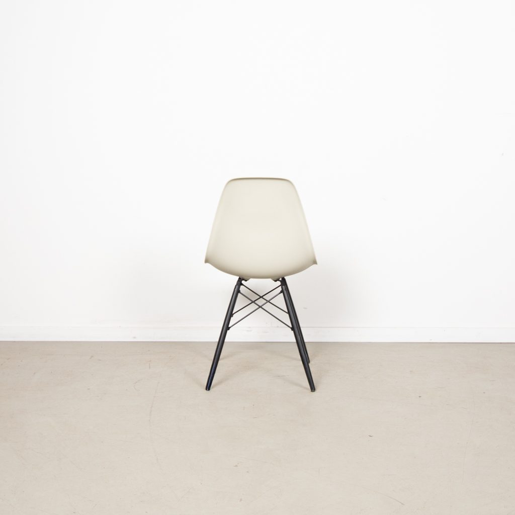 Vitra DSW Stoel Cotton White Kunststof - Zwart - Image 5
