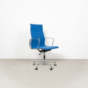 Vitra EA 119 Bureaustoel Blauw Hopsak - Chroom
