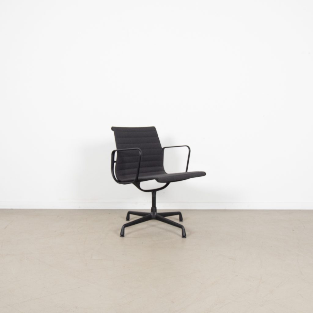 Vitra Eames EA 108 Bureaustoel Zwart Hopsak - Zwart