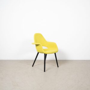 Vitra Organic Conference Stoel Geel Stof - Zwart
