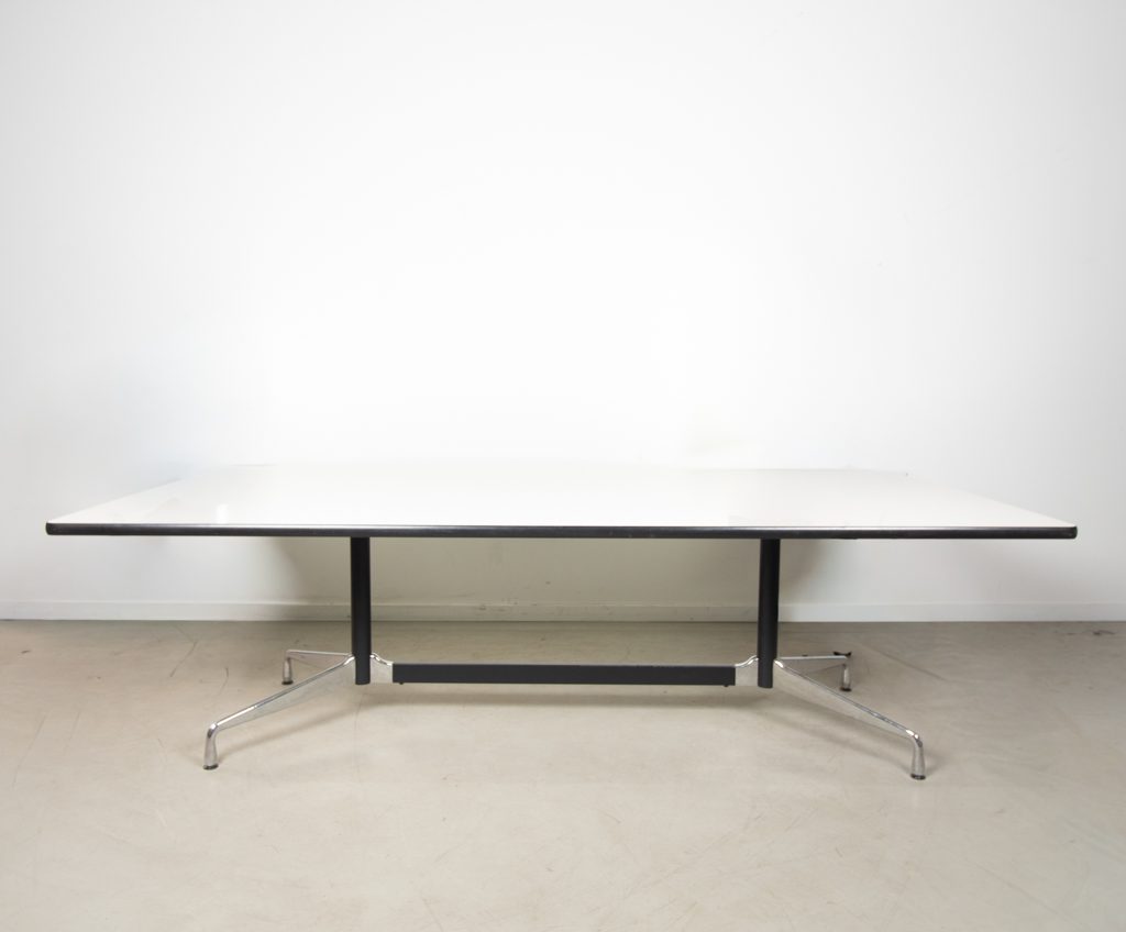 Vitra Segmented Table Tafel Wit Kunststof 240 cm - Chroom - Image 2
