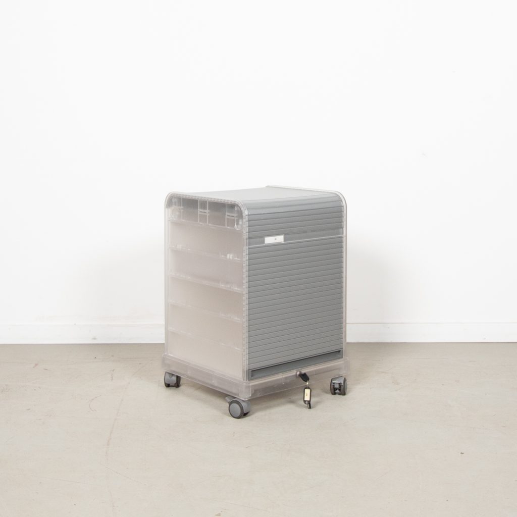 Vitra Follow Me 1 Rolcontainer Grijs Kunststof/Metaal