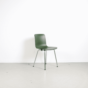 Vitra Hal Stoel Groen Kunststof - Chroom