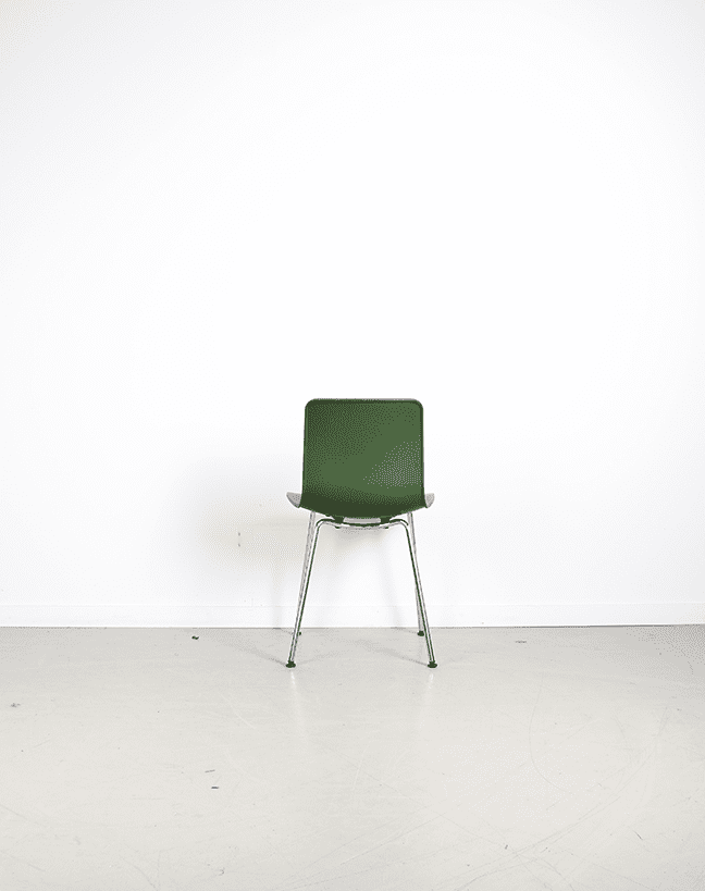Vitra Hal Stoel Groen Kunststof - Chroom - Image 5