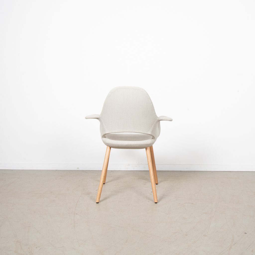 Vitra Organic Conference Stoel Wit Stof - Hout - Image 5