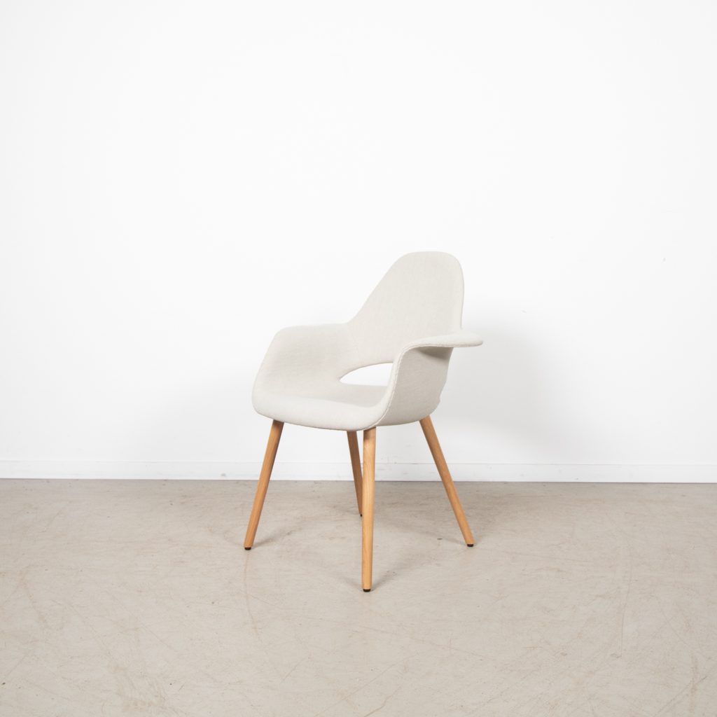 Vitra Organic Conference Stoel Wit Stof - Hout - Image 3