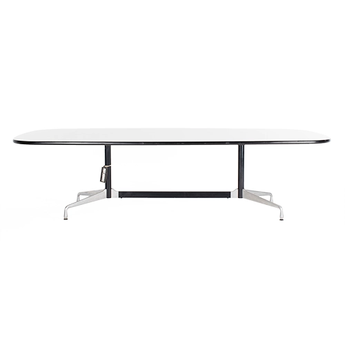 Vitra Segmented Table Tafel Wit (280 x 130 cm) - Chroom