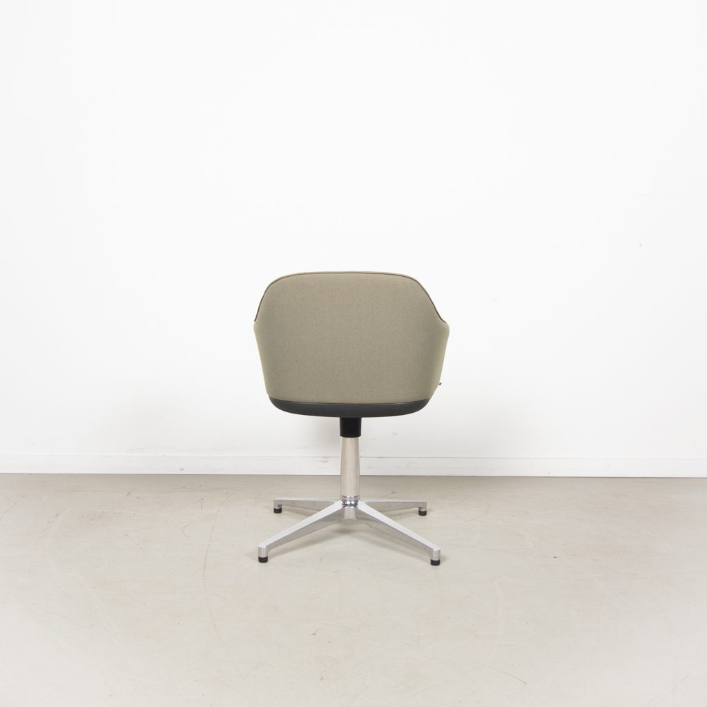 Vitra Softshell Bureaustoel GrijsGroen Stof - Aluminium - Image 5