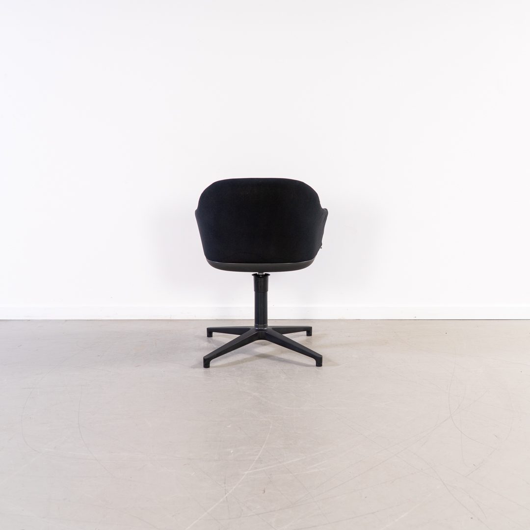 Vitra Softshell Stoel Zwart Stof - Zwart - Image 2