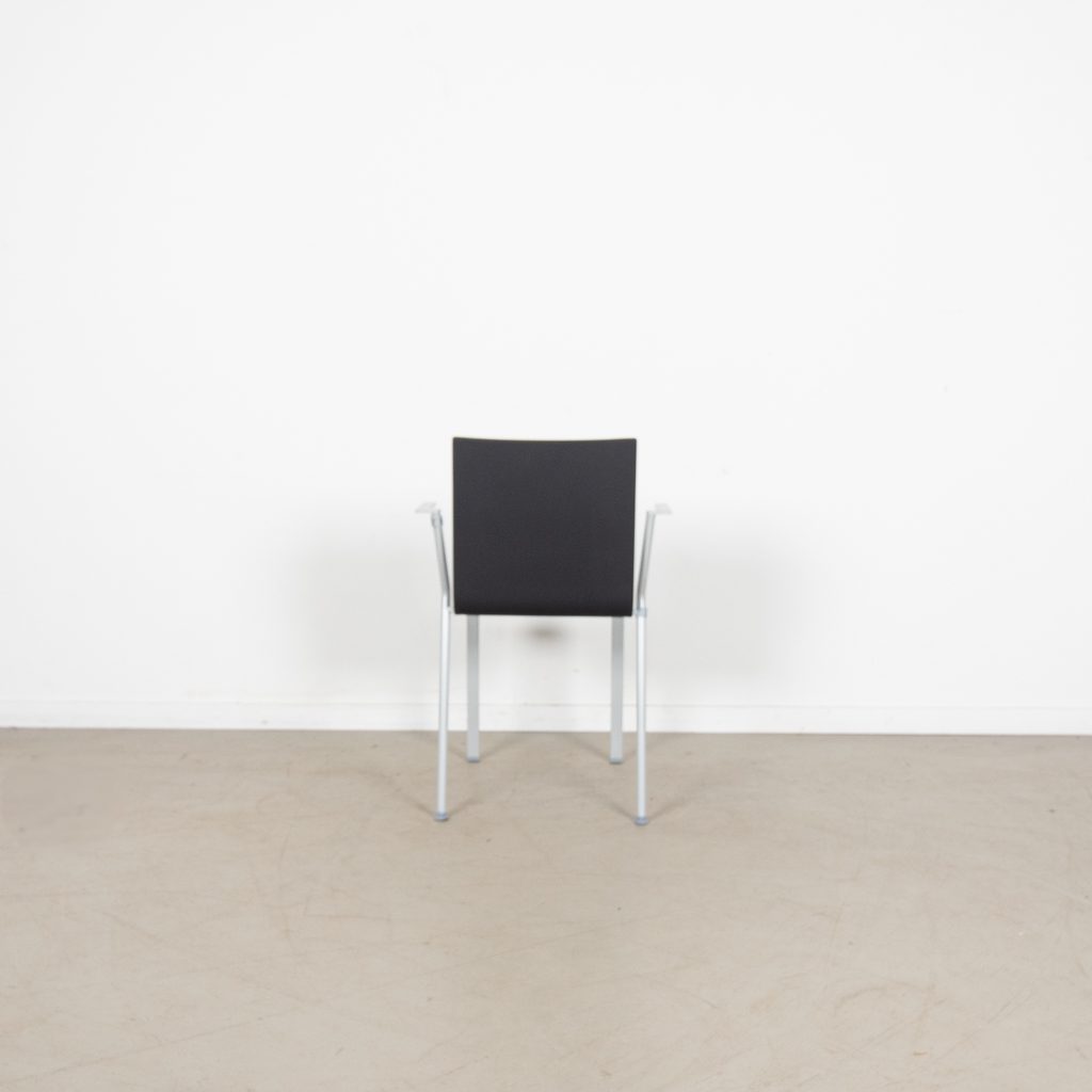 Vitra .03 Stoel Donkergrijs Kunststof (Stapelbaar) - Gepoedercoat Zilver - Image 2