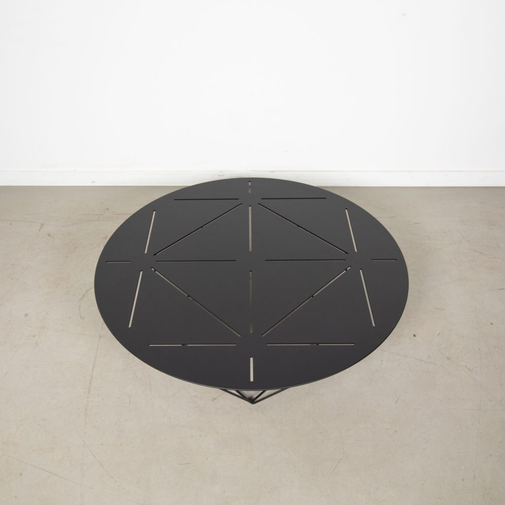 Walter Knoll Joco Tafel Rond Zwart Aluminium Ø45 cm - Image 5