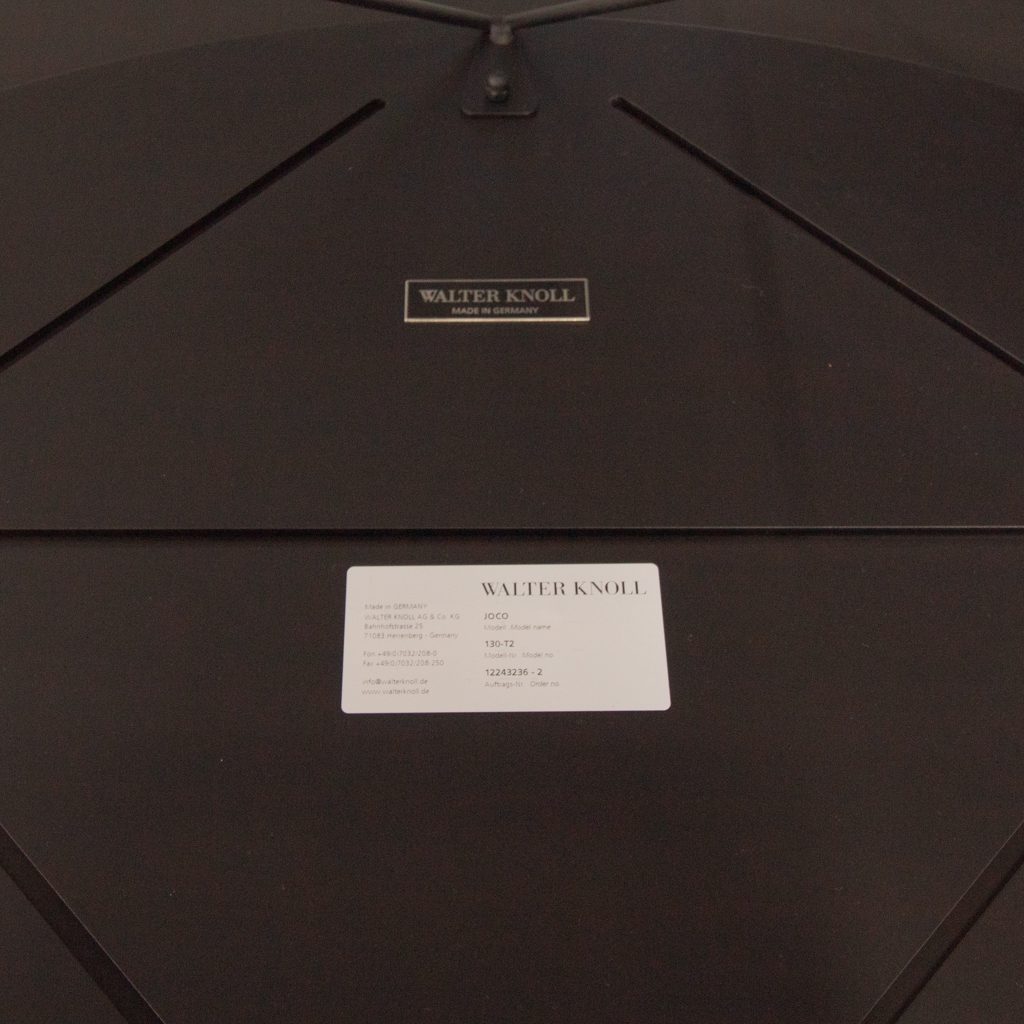 Walter Knoll Joco Tafel Rond Zwart Aluminium Ø45 cm - Image 3