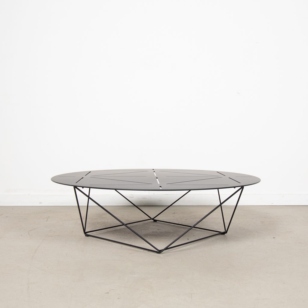 Walter Knoll Joco Tafel Rond Zwart Aluminium Ø45 cm - Image 4