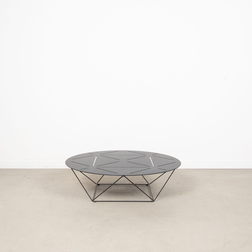 Walter Knoll Joco Tafel Rond Zwart Aluminium Ø45 cm - Image 2