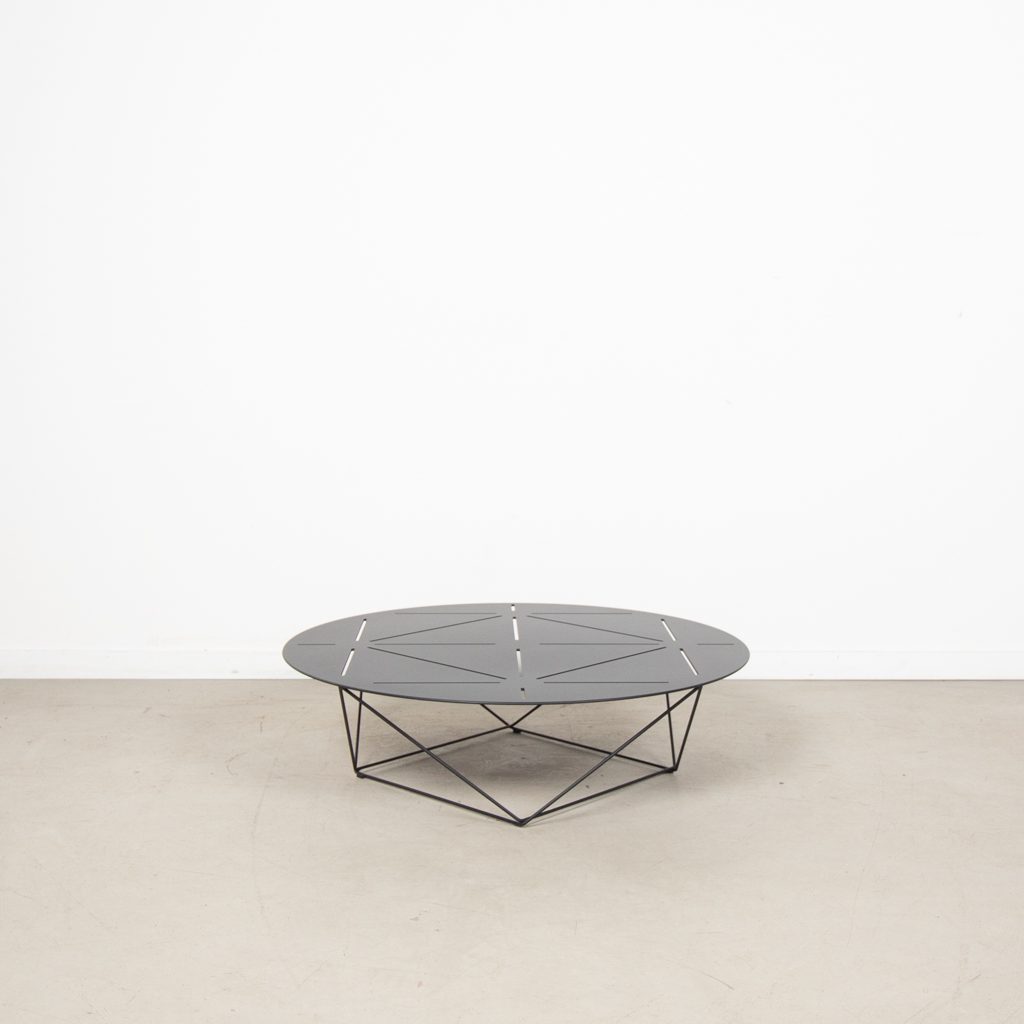 Walter Knoll Joco Tafel Rond Zwart Aluminium Ø45 cm