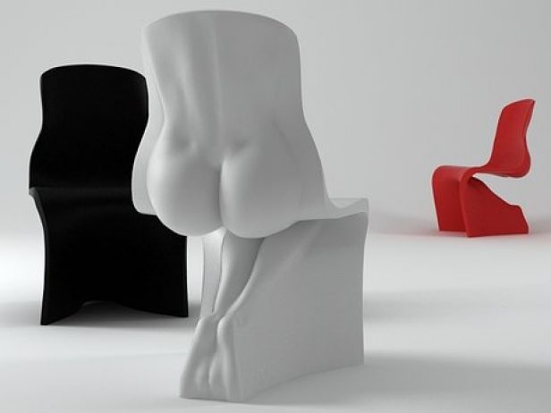 Casamania Him Stoel Wit polyethyleen