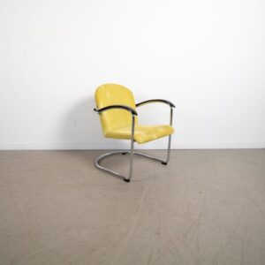 Gispen 414 Fauteuil Geel Stof