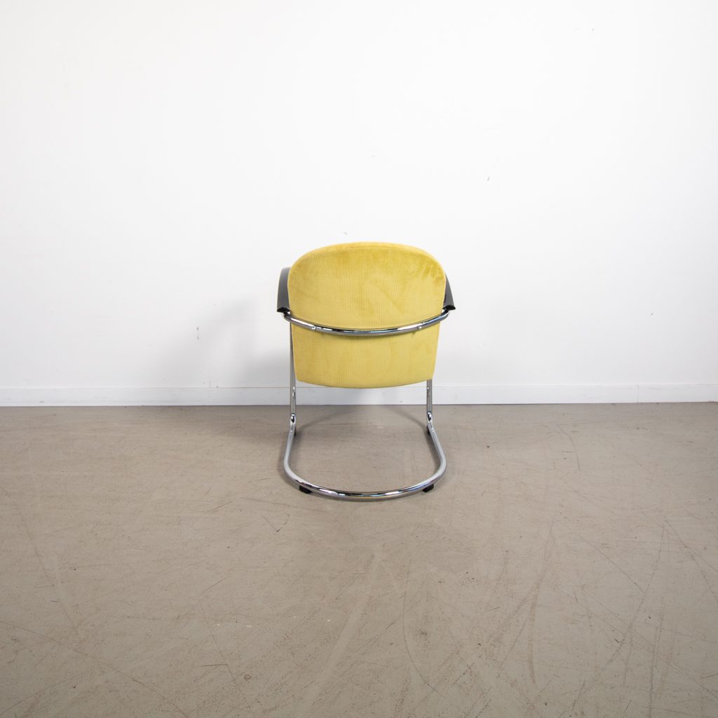 Gispen 414 Fauteuil Geel Stof - Image 3
