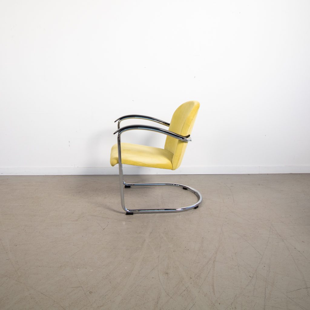 Gispen 414 Fauteuil Geel Stof - Image 2