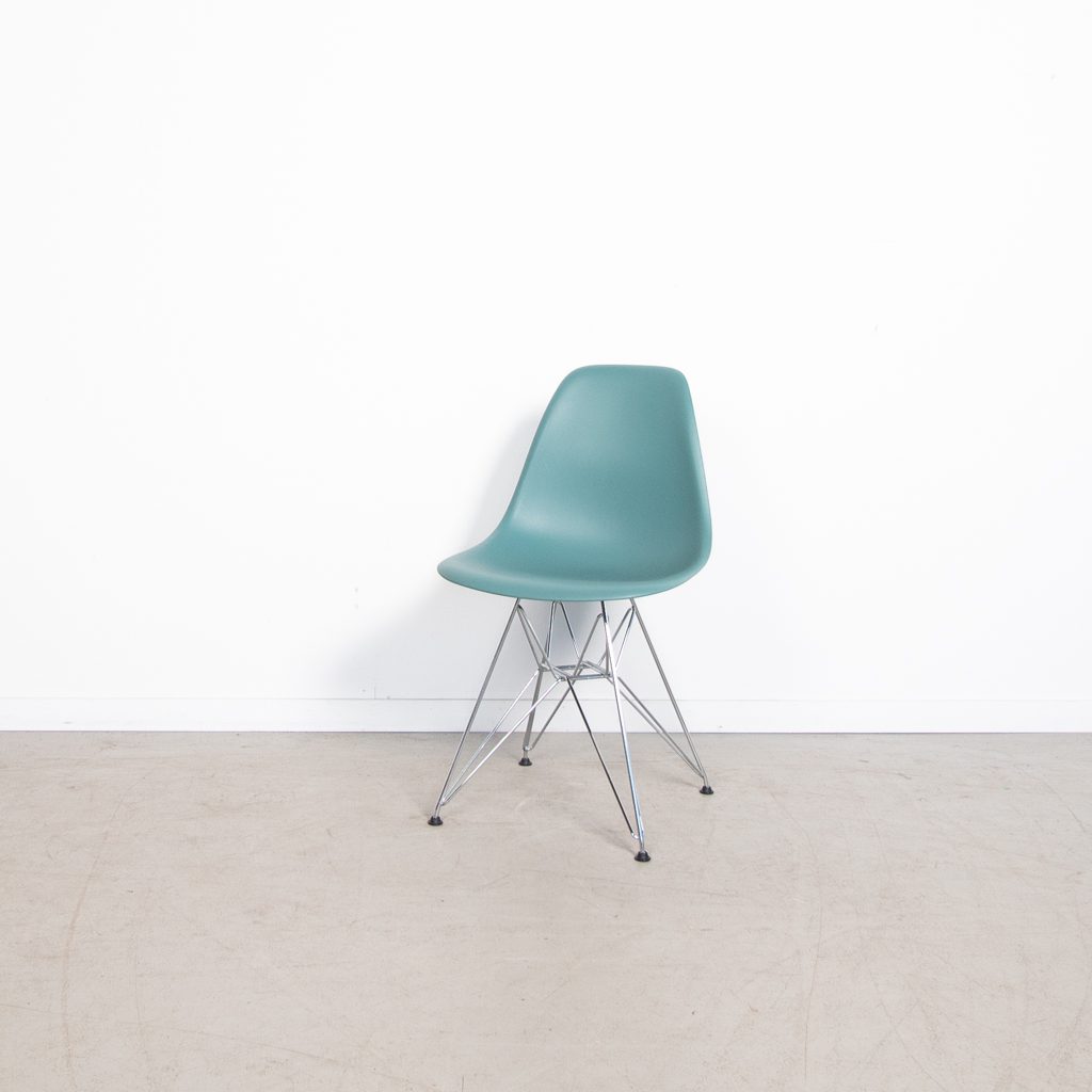 Vitra Eames DSR Stoel Lichtblauw Kunststof - Chroom - Image 3