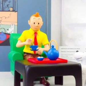 Kuifje Drinkt Thee beeld Nieuw