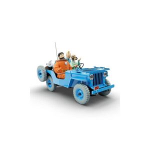 Kuifje auto 1:24 De Blauwe Jeep