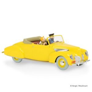 Kuifje auto 1:24 De Cabriolet Van Kapitein Haddock