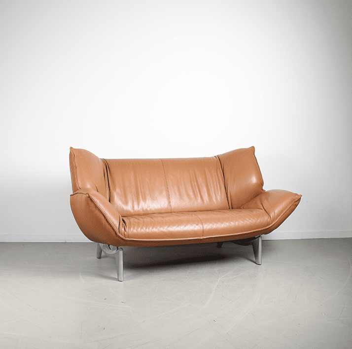 Leolux Tango Bank 2-Zits Cognac Leer - Image 2
