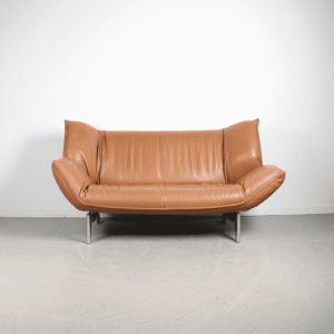 Leolux Tango Bank 2-Zits Cognac Leer