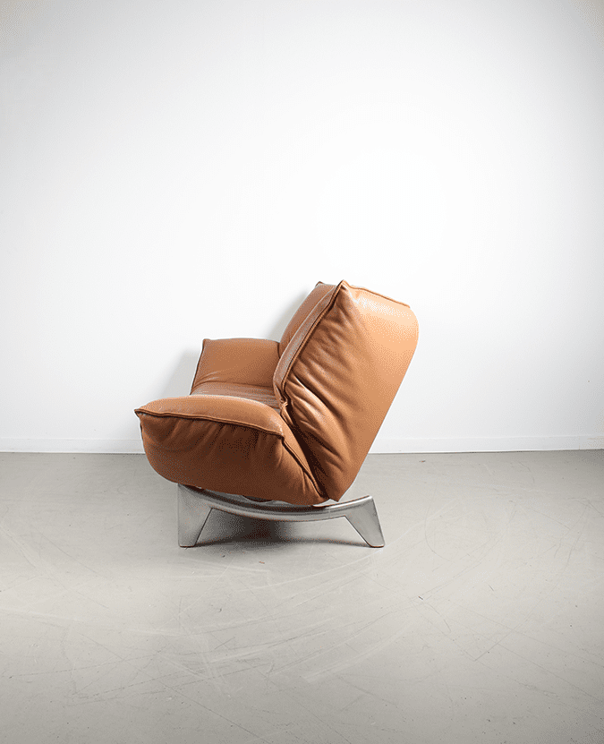 Leolux Tango Bank 2-Zits Cognac Leer - Image 4