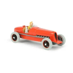 Kuifje auto 1:24 De Rode Racewagen Nieuw