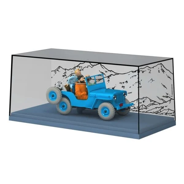 Kuifje auto 1:24 De Blauwe Jeep - Image 2