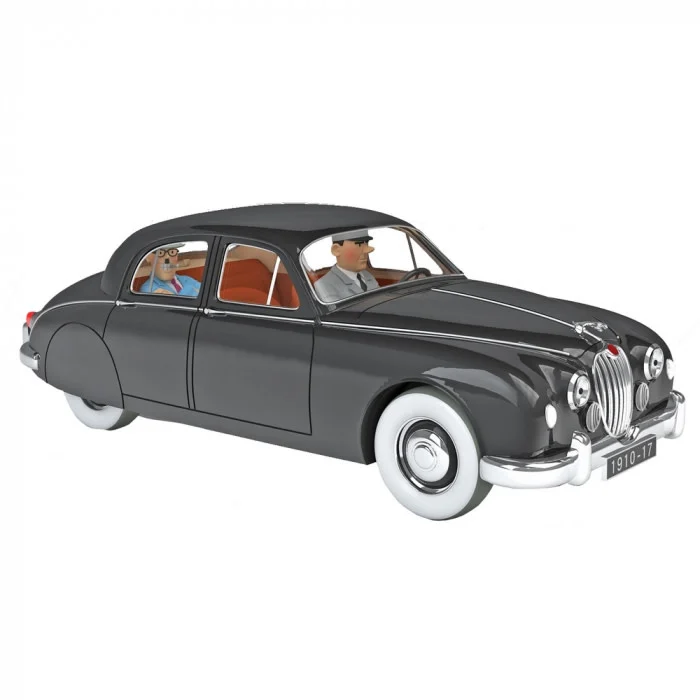Kuifje auto 1:24 #35 De Jaguar MK1 van Dawson uit Coke Nieuw
