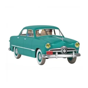 Kuifje auto 1:24 no40 De Ford Custom van Sbrodj uit De Raket naar de Maan Nieuw